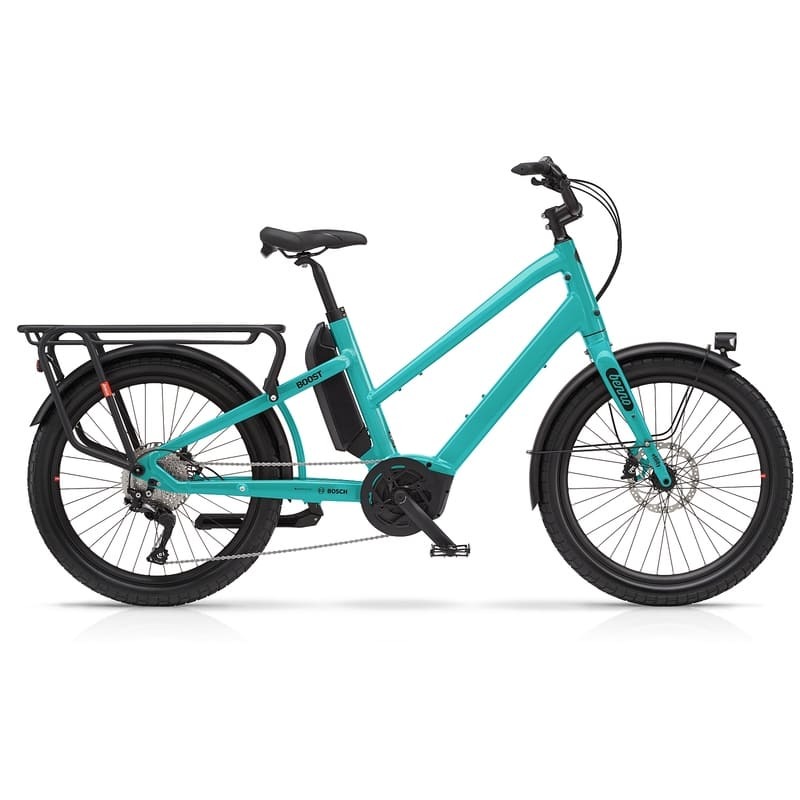 Benno Bikes BOOST E 10D Performance - 24" Damen Cargo E-Bike - 2025 - Aqua Green