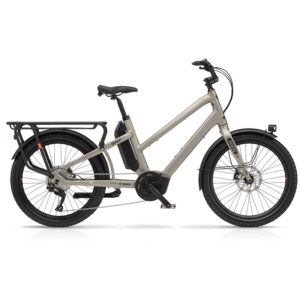 E-Bike Cargo Benno Bikes BOOST E 10D Performance - 24" Damen Cargo Titanium Gray