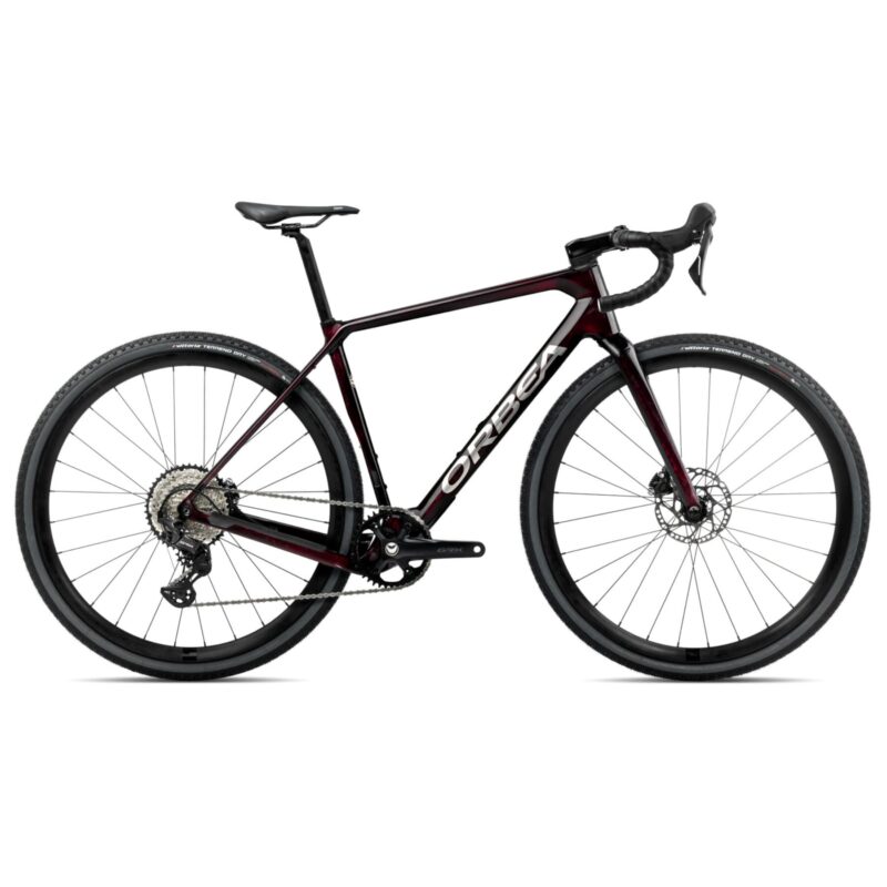 Orbea TERRA M30TEAM 1X - GRX RX822 Gravel Bike - 2025 - Wine Red Carbon View (gloss)