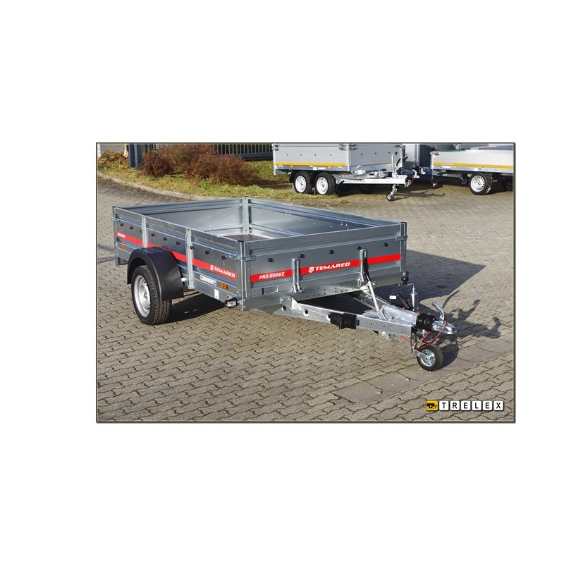 Tieflader gebremst einachsig Temared PRO Brake