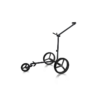 PG-Powergolf Elektro-Golftrolley Nitro flat Steel black pearl Elektrotrolley