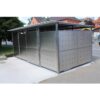 Fahrradabstellanlagen Fahrradhaus BikeStop H10 Edelstahl L531 cm x T265 cm