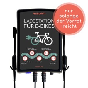 Fahrradabstellanlagen Ladestation für E-Bikes & E-Scooter XL
