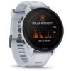 Garmin Forerunner 955 Solar Sportuhren GPS Smartwatch - weiß/schwarz