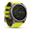 Sportuhren Garmin fenix 8 Sapphire Solar GPS Smartwatch - 51mm - Graphit/Titanium Titan