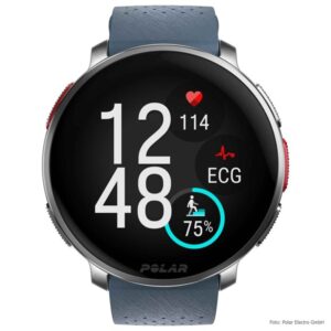 Sportuhren Polar Vantage V3 GPS Multisport Uhr - Sky Blue