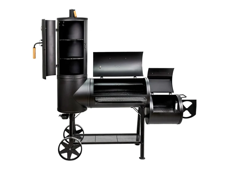 Smoker Taino Yuma Pro 110 kg Massiver Grillwagen Holzkohle BBQ 3,5mm Stahl Ofen