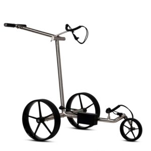 Tour Made Haicaddy® HC9 Elektro Golftrolley Rahmen gebürstet